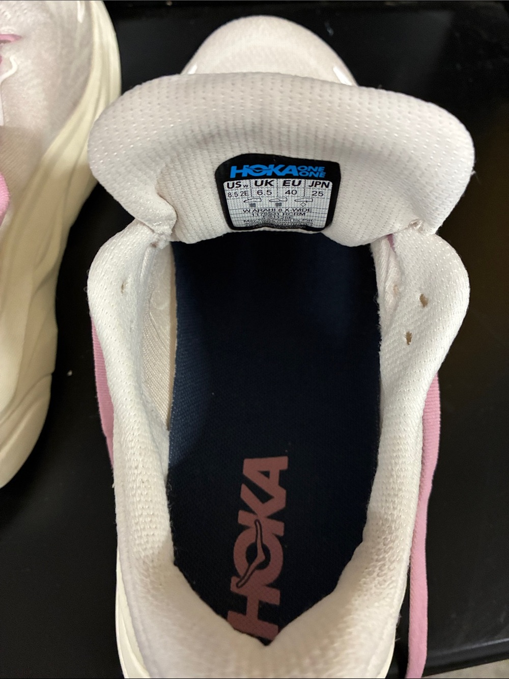 HOKA ONE ONE Arahi 8 Women's Stability Running Shoes Rose Cream Alabaster Sz 8.5 - Picture 6 of 6